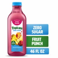 Tropicana Zero Sugar Fruit Punch Juice Drink Perspective: Main