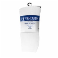 Truform Leg Health Loose Fit Top Diabetic Socks - 3 pk - White