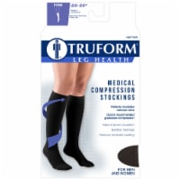 Truform Leg Health Firm Medical Compression Stockings - Black Perspective: Main