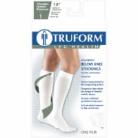 Truform Leg Health Thrombo-Embolic Deterrent Below Knee Stockings - White