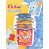 Nuby Splish Splash Stacking Cups, 9m+, 5 Ct