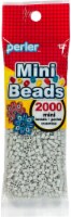 Mini Perler Beads 2000/Pkg-Light Gray