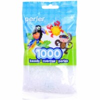 Perler Beads 1,000/Pkg-Clear