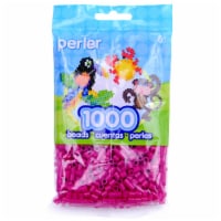 Perler Beads 1,000/Pkg-Raspberry