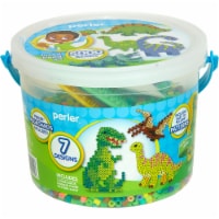 Perler™ Fused Dinosaur Bead Kit Bucket Perspective: Main