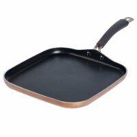 Epicurious Square Copper Non-Stick Aluminum Griddle Pan