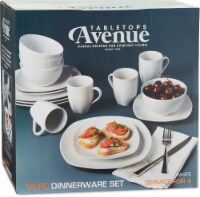 Tabletop Avenue Soft Square Dinnerware Set