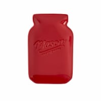 Mason Craft & More Ceramic Spoon Rest - Red