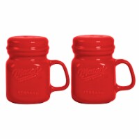 Mason Craft & More Ceramic Salt and Pepper Shakers - Red