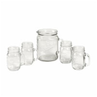 Mason Craft & More Glass Jar with Handle and Lid - Clear, 32 oz - Fred Meyer