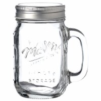 Mason Craft & More Mason Jar with Handle & Lid  - Clear Perspective: Main