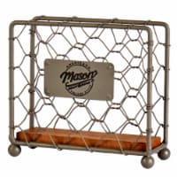 Mason Craft & More Chicken Wire Napkin Holder - Brown Perspective: Main