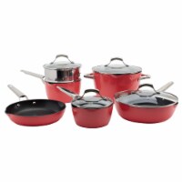Denmark Aluminum Non-Stick Cookware Set - Coral