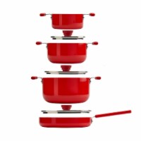 Tabletops Unlimited Stax Aluminum Cookware Set - Red