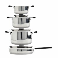 Denmark Tools For Cooks® Stax Stainless Steel Cookware Set - Black