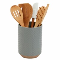 Tabletops Gallery Tub of Kitchen Tools - Gray Perspective: Main