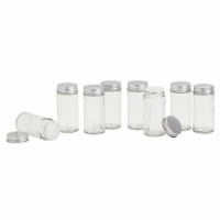 Mason Craft and More Round Glass Spice Jars
