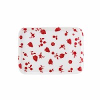 Tabletops Unlimited Gallery Americana Melamine Serve Tray - Red Floral Perspective: Main