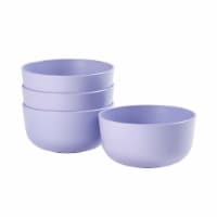 Tabletops Unlimited Gallery Recycled Plastic Cereal Bowls - Lilac Perspective: Main