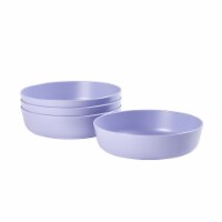 Tabletops Unlimited Gallery Recycled Plastic Dinner Bowls - Lilac Perspective: Main