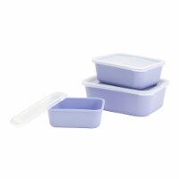 Tabletops Unlimited Gallery Recycled Plastic Food Storage Set - Lilac Perspective: Main