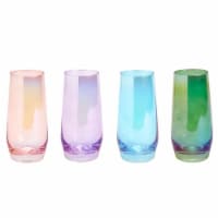 Tabletops Unlimited Gallery Iridescent 9.5oz Stemless Champagne Flute - Assorted Perspective: Main