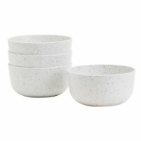 Tabletops Unlimited Smart Planet Lacey Recyclced Plastic 6-Inch Cereal Bowls Set - White Perspective: Main