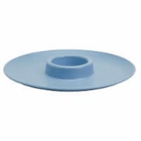Tabletops Unlimited Smart Planet Lacey Recycled Plastic Chip & Dip - Periwinkle Perspective: Main