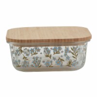 Tabletops Unlimited Smart Planet Lacey Glass Food Storage with Bamboo Lid Perspective: Main