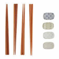 Tabletops Infuse Pad Print Chopstick & Rest Set Perspective: Main