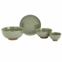 Infuse 4-Piece Dining Set - Green Perspective: Main