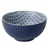 Tabletops Infuse Pad Print Bowl - Navy Perspective: Main