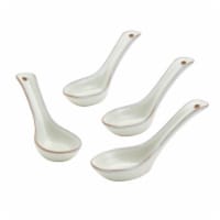 Infuse 4-Piece Soup Spoon Set - Ivory Perspective: Main