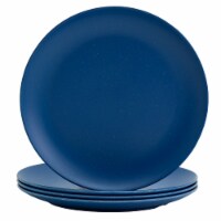 Smart Planet Navy Bamboo Fiber Dinner Plates Perspective: Main