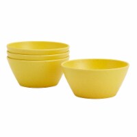 Smart Planet Yellow Bamboo Fiber Cereal Bowls Perspective: Main