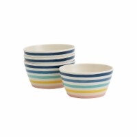 Smart Planet Striped Bamboo Fiber Tidbit Bowls Perspective: Main
