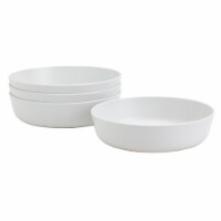 Tabletops Unlimited Smart Planet Recycled Plastic Dinner Bowls - White Perspective: Main