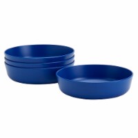 Tabletops Unlimited Smart Planet Recycled Plastic Dinner Bowls - Blue Perspective: Main