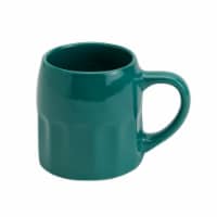 Mason Craft and More 17 oz Stoneware Cafe Mug - Teal Perspective: Main