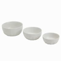 Tabletops Unlimited Mason Craft and More Stoneware Cafe Tidbit Bowl Set - White Perspective: Main