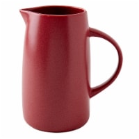 Infuse Stoneware Pitcher - Red Perspective: Main