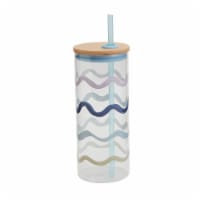 Tabletops Gallery Glass Tumbler - Waves Perspective: Main