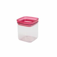 Tabletops Gallery Small Square Plastic Container - Raspberry Perspective: Main