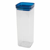 Tabletops Gallery Large Square Plastic Container – Blue Perspective: Main