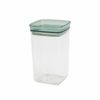 Tabletops Gallery Medium Square Plastic Container – Green Perspective: Main