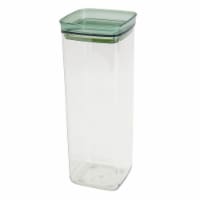 Tabletops Gallery Large Square Plastic Container – Green Perspective: Main