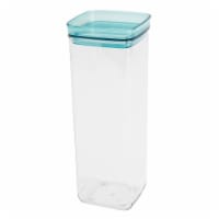 Tabletops Gallery Large Square Plastic Container – Light Blue Perspective: Main