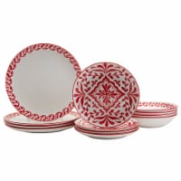 Tabletops Gallery Giana Dinnerware Set - Red Perspective: Main