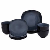 Tabletops Gallery Gabrielle Dinnerware Set - Black Perspective: Main