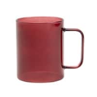 Tabletops Unlimited Gallery 14 oz Borosilicate Glass Mug - Bordeaux Perspective: Main